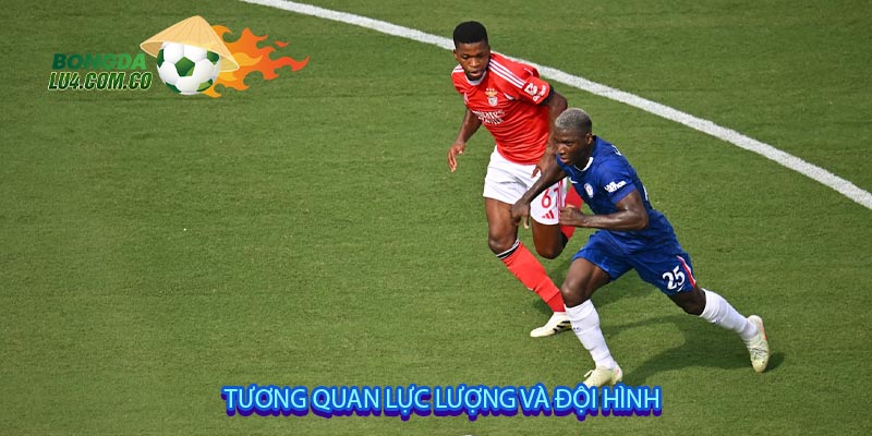 Tương quan lực lượng và đội hình